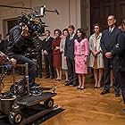 Natalie Portman, Richard E. Grant, Penny Downie, Peter Sarsgaard, Greta Gerwig, and Sara Verhagen in Jackie (2016)