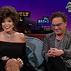 Joan Collins and Johnny Galecki in The Late Late Show with James Corden (2015)