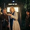 Vincent Brimble, Jemma Churchill, John Bishop, Jodie Whittaker, and Mandip Gill in Doctor Who (2005)