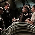 David Hewlett, Michael Shannon, Michael Stuhlbarg, and Guillermo del Toro in The Shape of Water (2017)