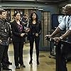 Terry Crews, Melissa Fumero, Andy Samberg, and Stephanie Beatriz in Brooklyn Nine-Nine (2013)