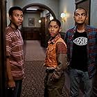 Sauriyan Sapkota, Iman Benson, and William Chris Sumpter in The Midnight Club (2022)