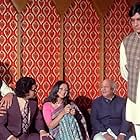 Amitabh Bachchan, Dharmendra, David Abraham, Sharmila Tagore, and Govardhan Asrani in Chupke Chupke (1975)