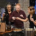 Jesse Tyler Ferguson, Mika Leon, and Carla Hall in All in the Family (2019)