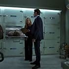 Gillian Anderson, David Duchovny, and Brendan Patrick Connor in The X-Files (1993)