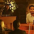 Alfred Enoch and Aja Naomi King in How to Get Away with Murder (2014)