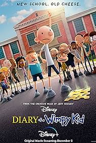 Chris Diamantopoulos, Gracen Newton, Erica Cerra, Billy Lopez, Brady Noon, Cyrus Arnold, Hunter Dillon, Braxton Baker, Christian Convery, Veda Maharaj, and Ethan William Childress in Diary of a Wimpy Kid (2021)