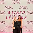 Renee Bourke and Kelly Rivera at the Australian premiere for WICKED LITTLE LETTERS