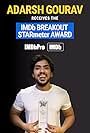Adarsh Gourav Receives the IMDb Breakout STARmeter Award (2021)