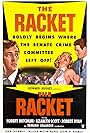 Robert Mitchum, Robert Ryan, and Lizabeth Scott in The Racket (1951)