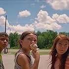 Brooklynn Prince, Valeria Cotto, and Christopher Rivera in The Florida Project (2017)