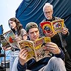 James Gunn, Rachel Brosnahan, and David Corenswet in Superman (2025)