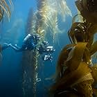 Doug Anderson filming in the Giant Kelp forests of California for Netflix's "Our Planet"