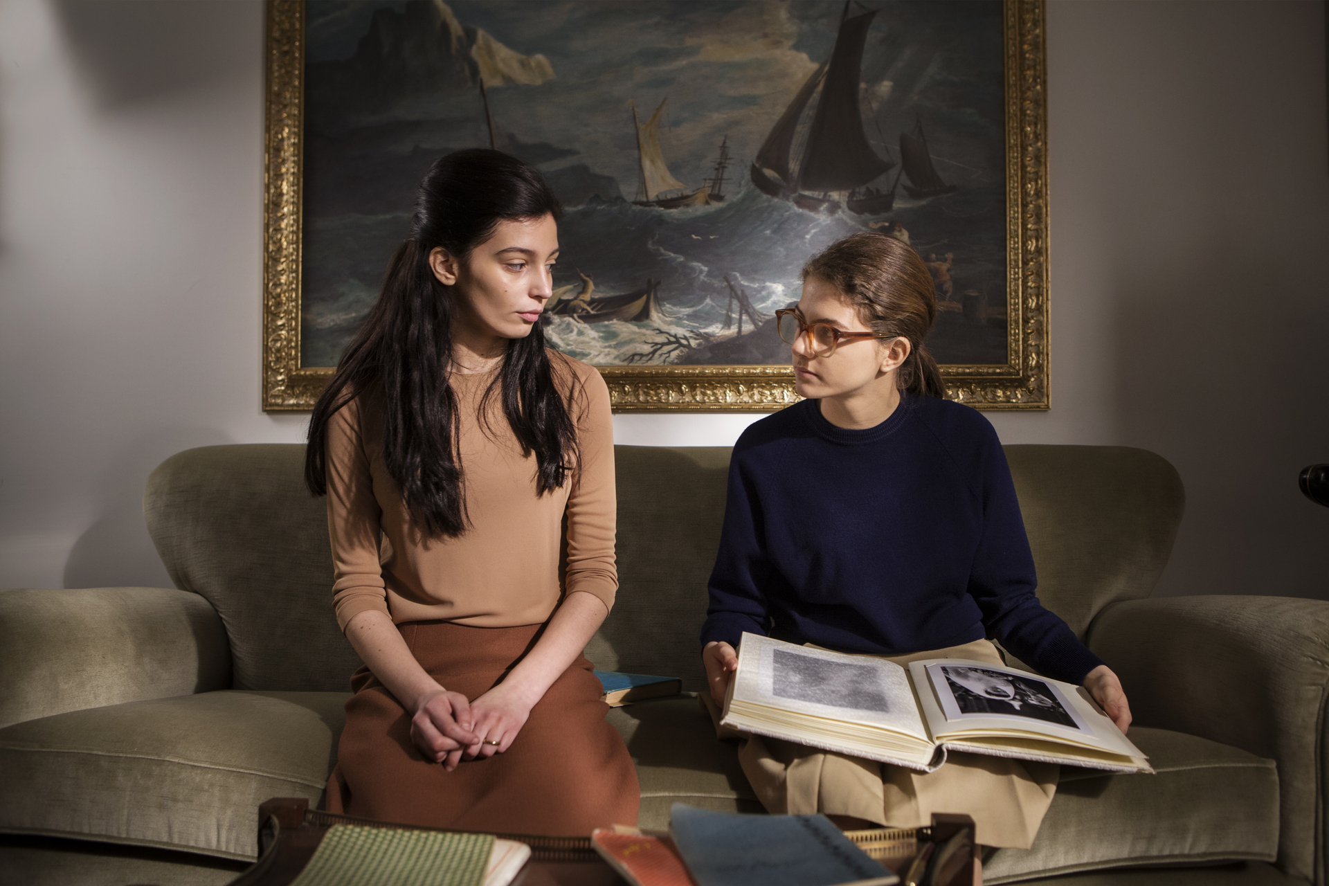 Margherita Mazzucco and Gaia Girace in My Brilliant Friend (2018)