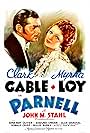 Clark Gable and Myrna Loy in Parnell (1937)