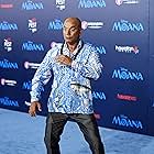 Temuera Morrison at an event for Moana (2016)