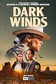 Zahn McClarnon, Kiowa Gordon, and Jessica Matten in Dark Winds (2022)
