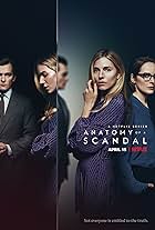 Sienna Miller, Rupert Friend, and Michelle Dockery in Anatomy of a Scandal (2022)