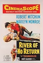 Robert Mitchum and Marilyn Monroe in River of No Return (1954)