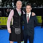 James McAvoy and Irvine Welsh at an event for Filth (2013)