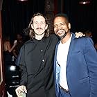 Weston Auburn and Theo Haddon at an event for Black Santa (2022)