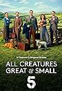 Anna Madeley, Samuel West, Nicholas Ralph, Rachel Shenton, and Callum Woodhouse in All Creatures Great and Small (2020)