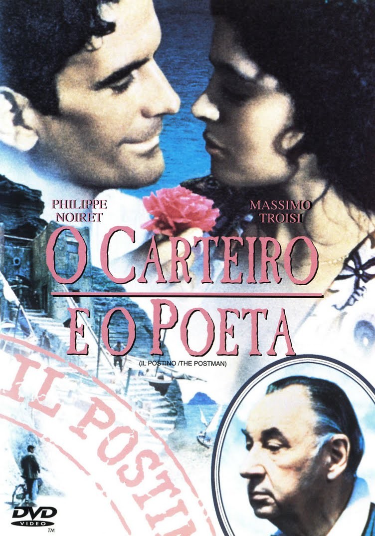 Maria Grazia Cucinotta and Philippe Noiret in The Postman (1994)