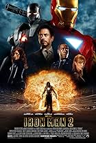 Don Cheadle, Robert Downey Jr., Gwyneth Paltrow, Mickey Rourke, and Scarlett Johansson in Iron Man 2 (2010)