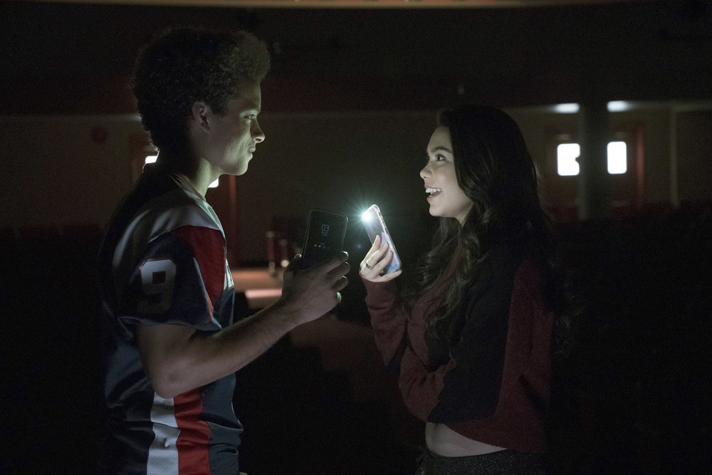 Damon J. Gillespie and Auli'i Cravalho in Rise (2018)
