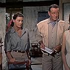 John Wayne, Red Buttons, Michèle Girardon, and Elsa Martinelli in Hatari! (1962)