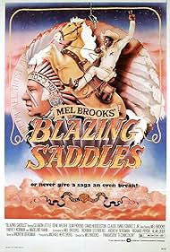Mel Brooks and Cleavon Little in Blazing Saddles (1974)