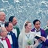 Ralph Fiennes, Bill Murray, Bob Balaban, Fisher Stevens, Wallace Wolodarsky, Saoirse Ronan, Tony Revolori, and Waris Ahluwalia in The Grand Budapest Hotel (2014)