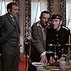 Jeremy Brett, David Burke, and Frank Mills in The Adventures of Sherlock Holmes (1984)