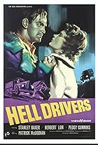 Stanley Baker and Peggy Cummins in Hell Drivers (1957)