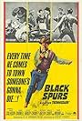 Lon Chaney Jr., Linda Darnell, Rory Calhoun, Richard Arlen, and Terry Moore in Black Spurs (1965)