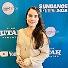 Alix Angelis attends the Sundance Film Festival premiere of "Sister Aimee" with "Sundowners." January 26, 2019