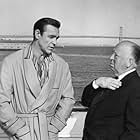 Alfred Hitchcock and Sean Connery in Marnie (1964)