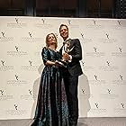 Alexander Eik and Lucy Russell at International Emmys 2021