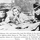 Van Johnson, Joanne Dru, and Craig Hill in The Siege at Red River (1954)