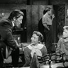 William Holden, Robert Mitchum, Gary Gray, and Loretta Young in Rachel and the Stranger (1948)