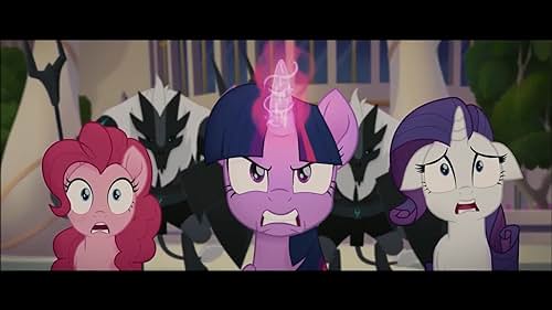 A new dark force threatens Ponyville, and the Mane 6 - Twilight Sparkle, Applejack, Rainbow Dash, Pinkie Pie, Fluttershy, and Rarity - embark on an unforgettable journey beyond Equestria where they meet new friends and exciting challenges on a quest to use the magic of friendship to save their home.
