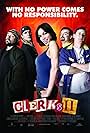 Kevin Smith, Jeff Anderson, Rosario Dawson, Jason Mewes, and Brian O'Halloran in Clerks II (2006)