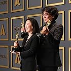 Bong Joon Ho and Kwak Sin-ae at an event for The Oscars (2020)