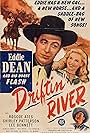 Roscoe Ates, Eddie Dean, Shirley Patterson, and Flash in Driftin' River (1946)