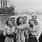Gene Kelly, Frank Sinatra, Betty Garrett, Ann Miller, Jules Munshin, and Vera-Ellen in On the Town (1949)