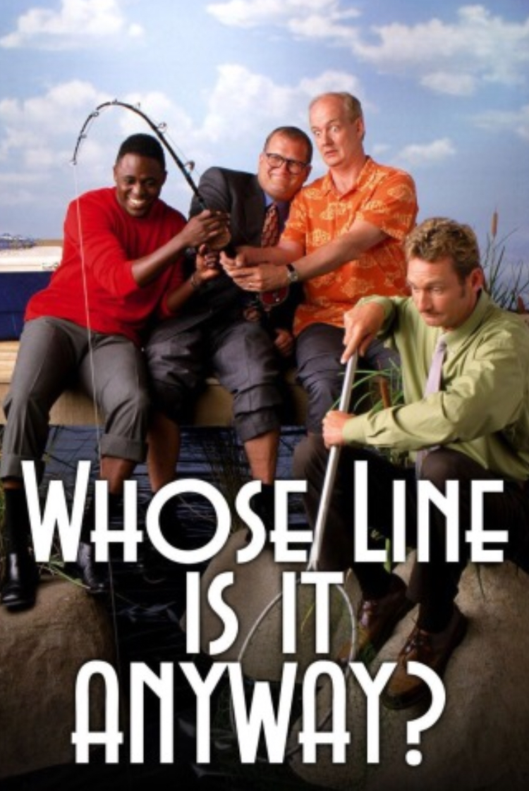 Drew Carey, Wayne Brady, Colin Mochrie, and Ryan Stiles in Whose Line Is It Anyway? (1998)