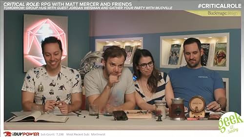 A live weekly show, where a band of professional voice actors improvise, role-play and roll their way through an epic Dungeons & Dragons campaign.