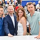 Anders Danielsen Lie, Joachim Trier, Renate Reinsve, and Herbert Nordrum at an event for The Worst Person in the World (2021)
