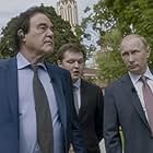 Oliver Stone, Vladimir Putin, and Sergei Chudinov in The Putin Interviews (2017)