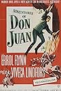 Errol Flynn and Viveca Lindfors in Adventures of Don Juan (1948)
